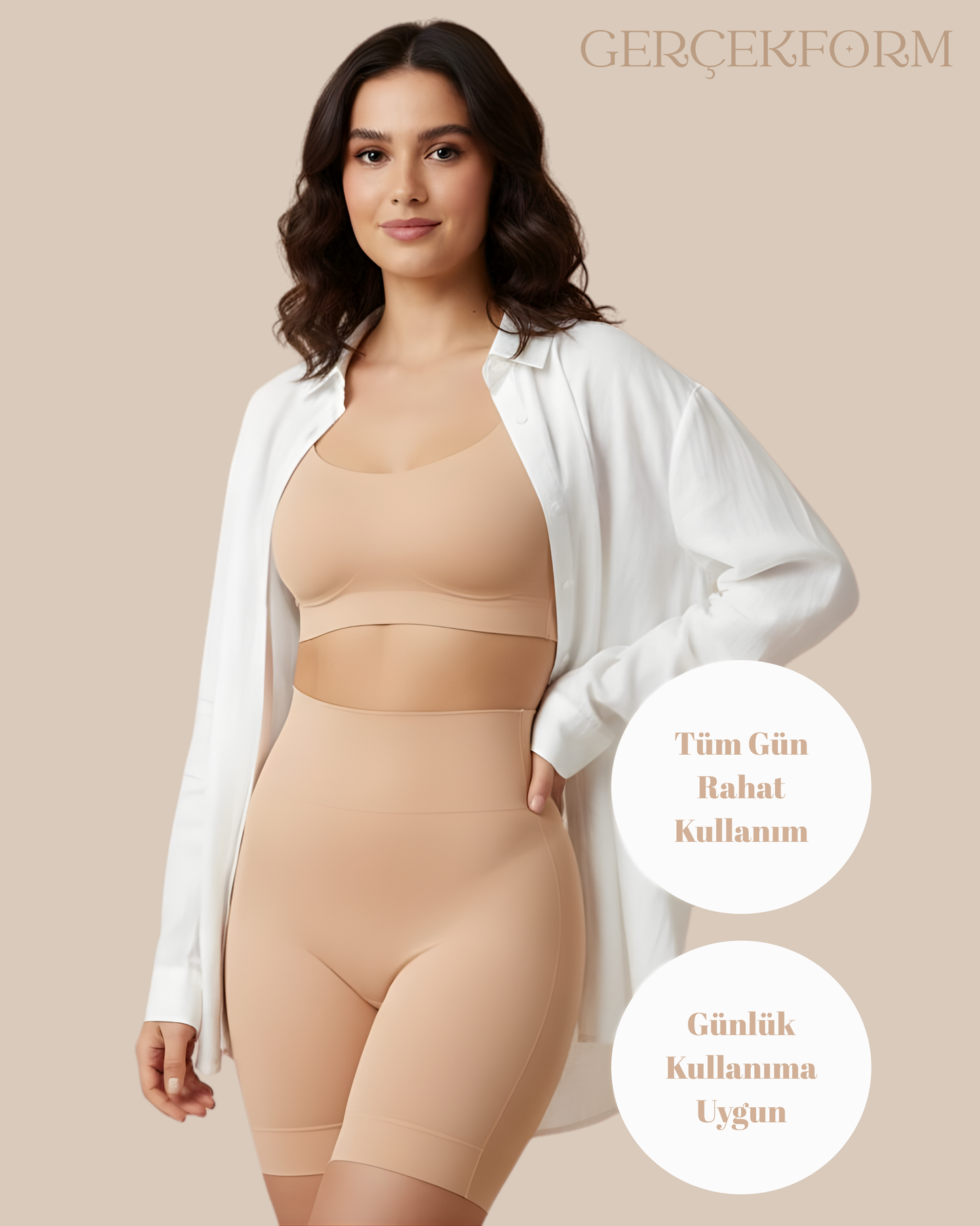 Şekillendirici Şort Tayt