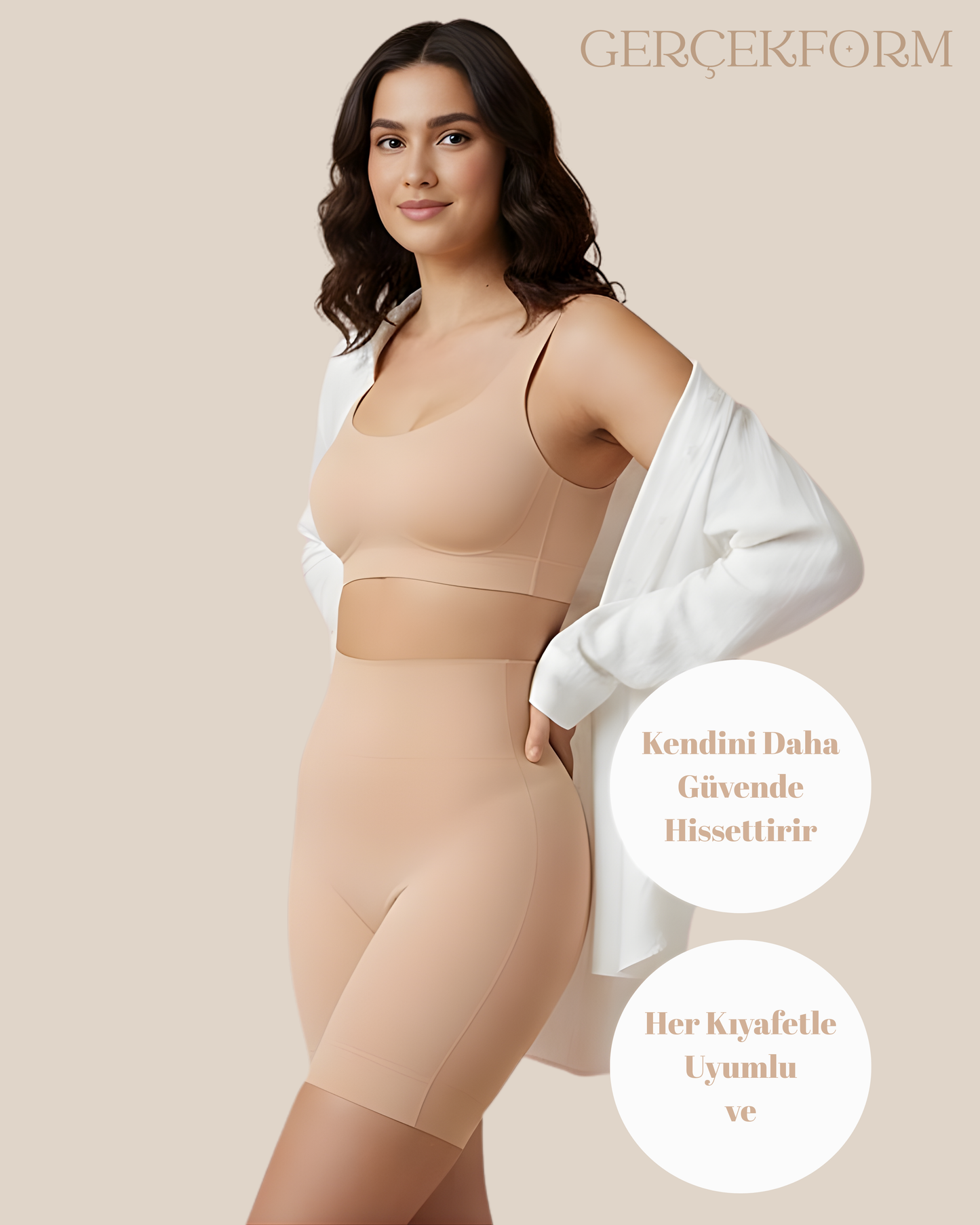 Şekillendirici Şort Tayt